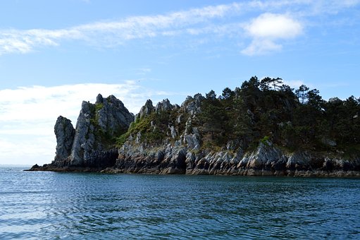 Hav, Ocean, Ø, Himmel, Landskab, Natur