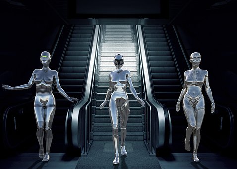 Roboter, Android, Urban, Scifi, Technik
