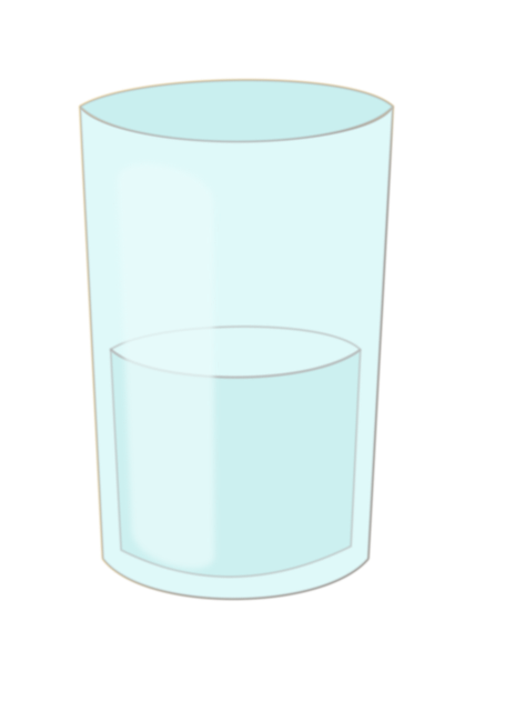 Free glass water drink vector