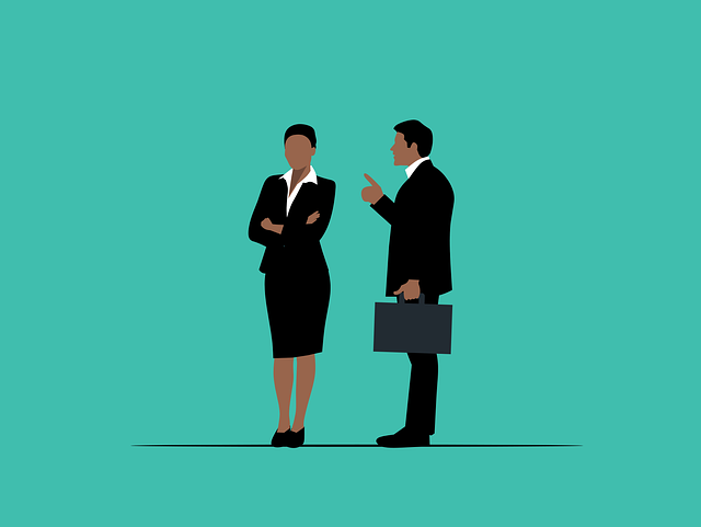 Free business debate arguing vector