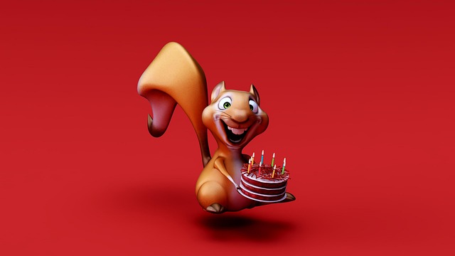 Free squirrel 3d animal illustration