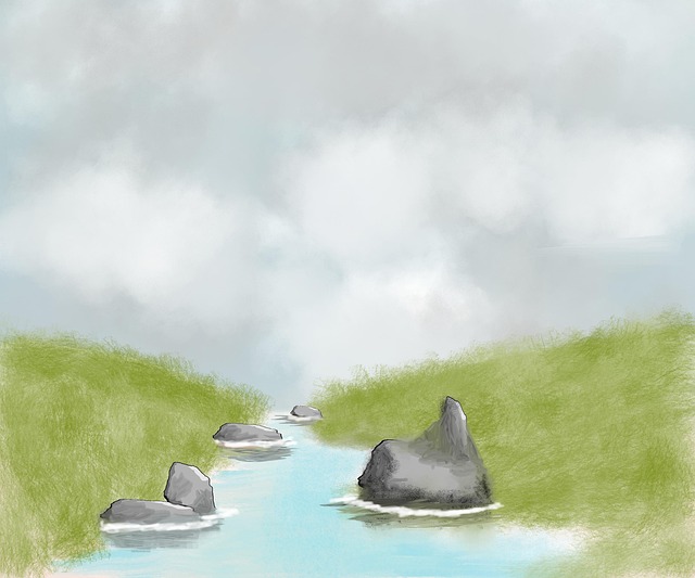 Free background heaven clouds illustration