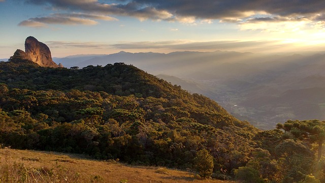 Free Sunset Mountain photo and picture