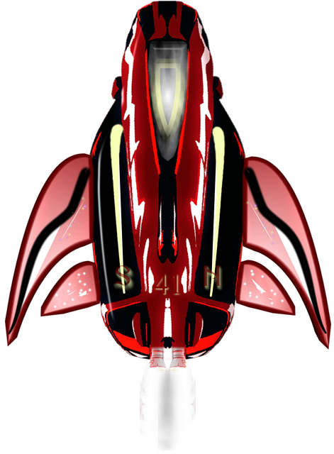 Free rocket spaceship space illustration