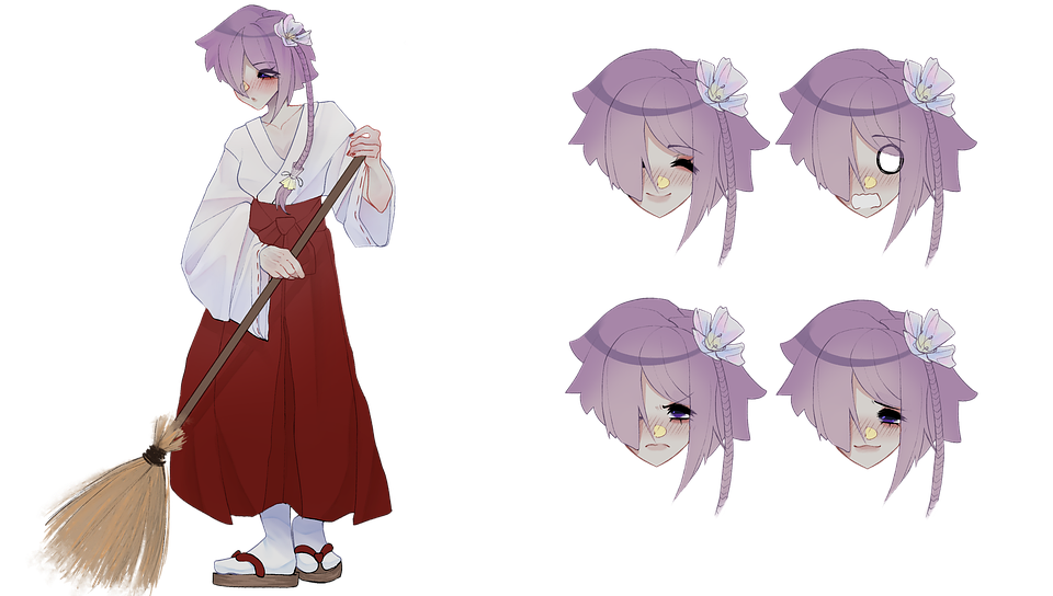 Download Shrine Maiden, Miko, 巫女. Royalty-Free Stock Illustration Image ...