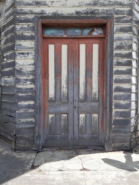 Puerta, Vieja, Antigua Textura, Madera