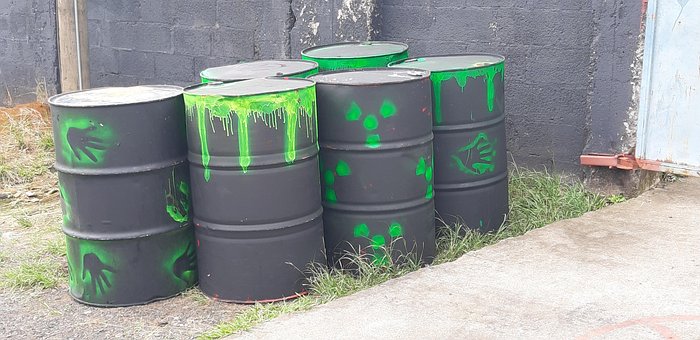 Bote De Basura, Barril, Radioactivo