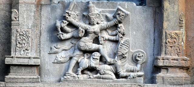 Thanjavur, Indien, Tamilnadu, Tempel