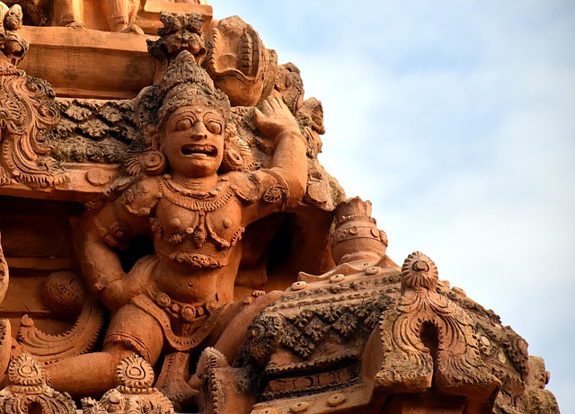 Thanjavur, Indien, Tamilnadu, Tempel