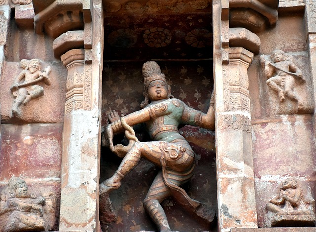 Thanjavur, Indien, Tamilnadu, Tempel