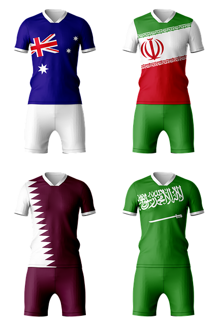 Fodbolddragter, Landshold, Flag Designs
