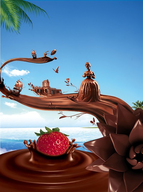 Free chocolate chocolate dream chocolate figures illustration