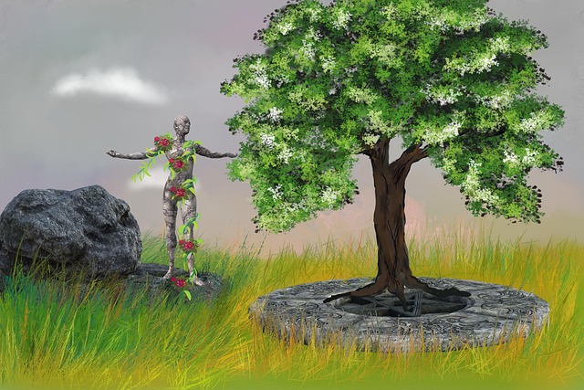 Free gaia creation nature illustration