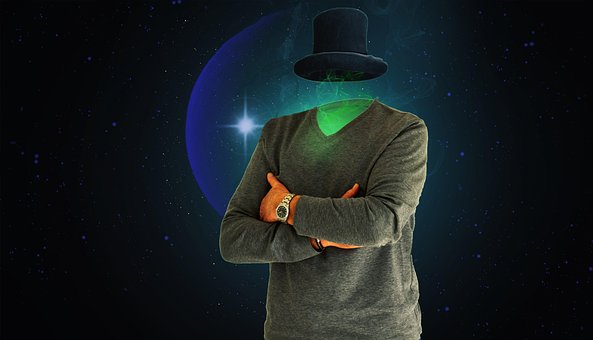 Raum, Außerirdischer, Mann, Galaxis