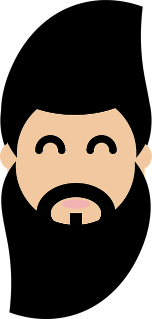Penteado, Barba, Logotipo, Estilista