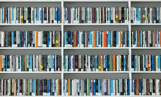 Livros, Estantes De Livros, Biblioteca