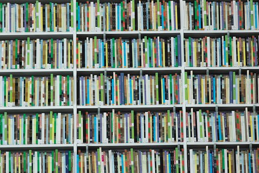 Livros, Estantes De Livros, Biblioteca
