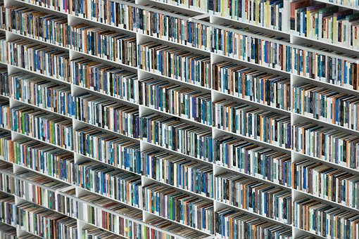 Livros, Estante De Livros, Biblioteca