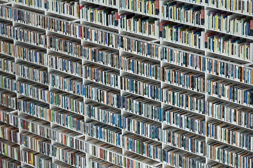 Livros, Estante De Livros, Biblioteca