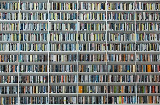 Livros, Estante De Livros, Biblioteca