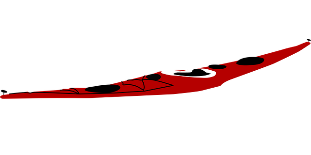 Free kayak sea nature vector