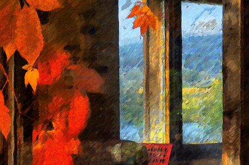 Digiart, Saison, Herbst, Blätter