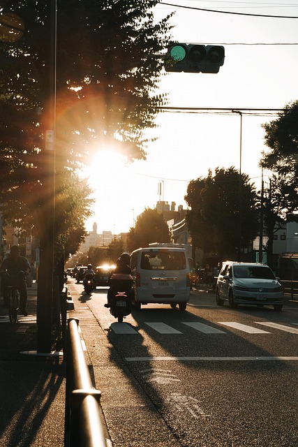 Kyoto, Menschen, Himmel, Straße, Motor