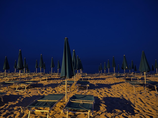 Sardinien, Helligdage, Strand, Parasol