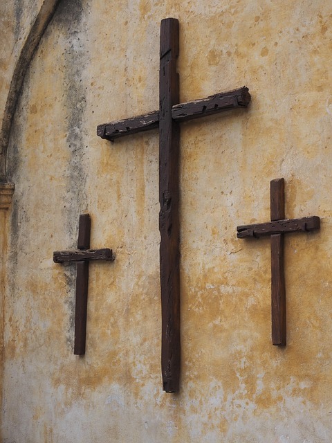 Cross, Kryds, Væg, Træ, Påske, Tro