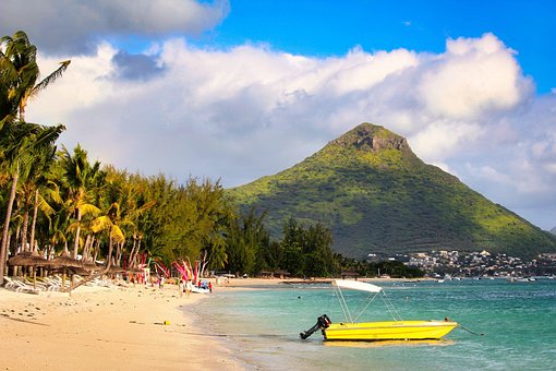 Praia Flic En Flac, Maurício, Praia