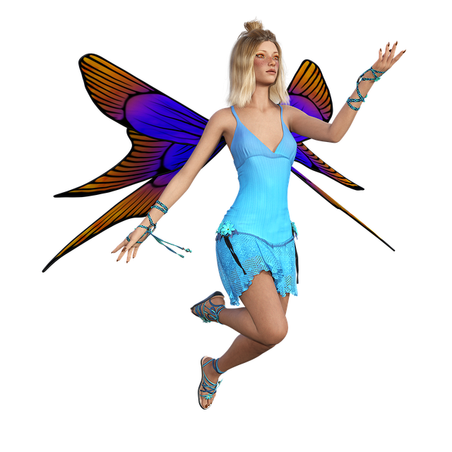 Download free HD stock image of Pixie Elf Free pixie elf fairy illustration