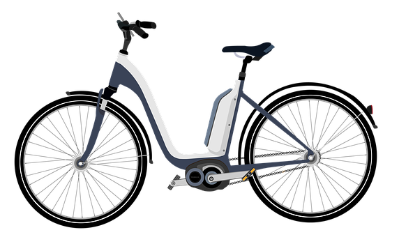 Free Electric Bicycle E-Bike illustration and picture