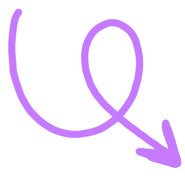 Free purple arrow point illustration