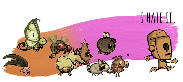 Free don't starve wx-78 mug illustration