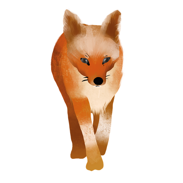 Free forest animal cartoon illustration