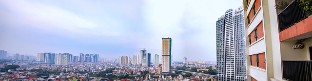 sunset, ha dong, city, hanoi, ha dong city, white bridge, businessman tower, samsora, samsora premier, vietnam, center, ha dong district, european overseas vietnamese, grave javelin, summer, outdoor u, dark, muggy, cloud, gray, gray clouds, gloaming, 2022