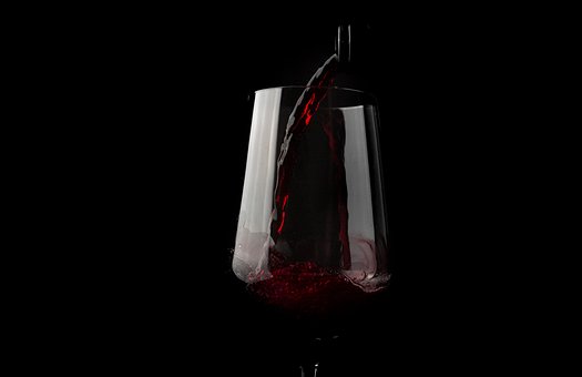 Rotwein, Wein, Glas, Gießen, Vergnügen