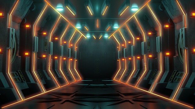 Free ufo alien ship illustration