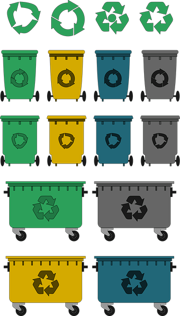 Free recycling trash cleaning vector