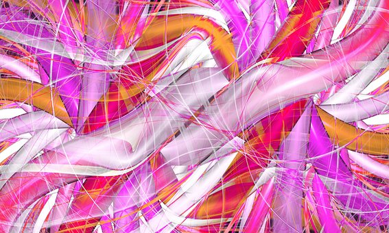 Fractal, Model, Colorat, Cadru, Luminos