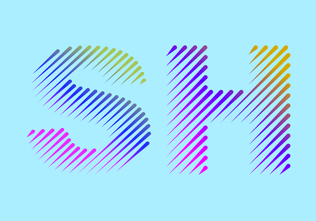 Free letter font typography vector