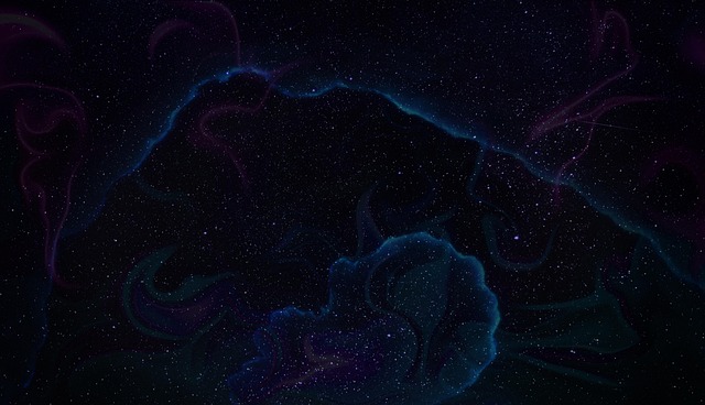 Free space cosmos stars illustration