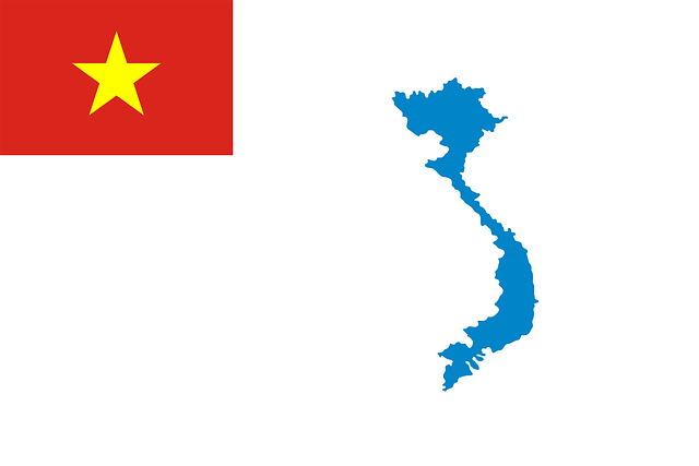 Free vietnam flag vncs illustration