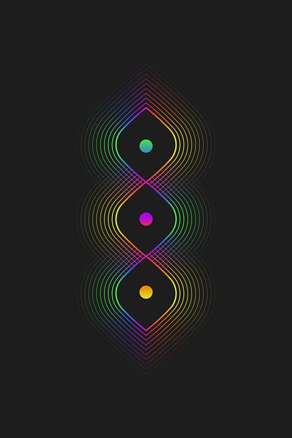 Free Space Waves illustration and picture