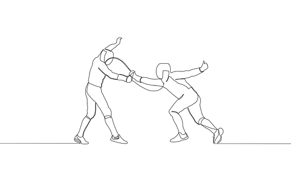 Hegn, Sport, Atleter, Stregtegning