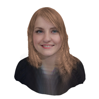 Free Mid Length Straight Hairstyle illustration and picture