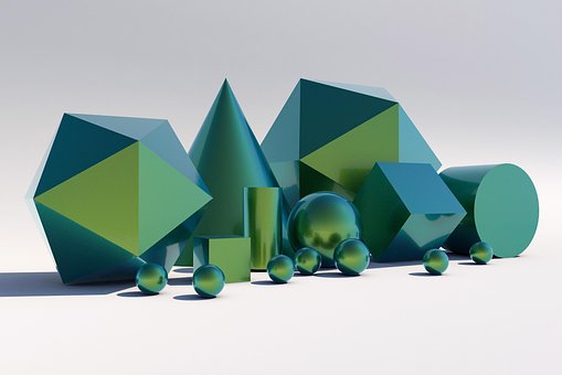 Geometrische Formen, Quadrat, Kreis