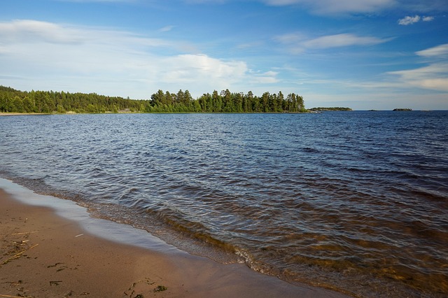 Free Lake Waves photo and picture