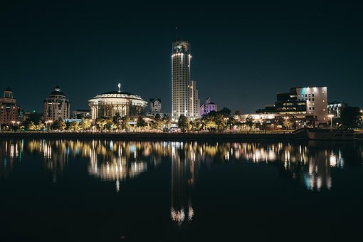 Hd Tapeter, Centrum, Skyline, Solnedgang