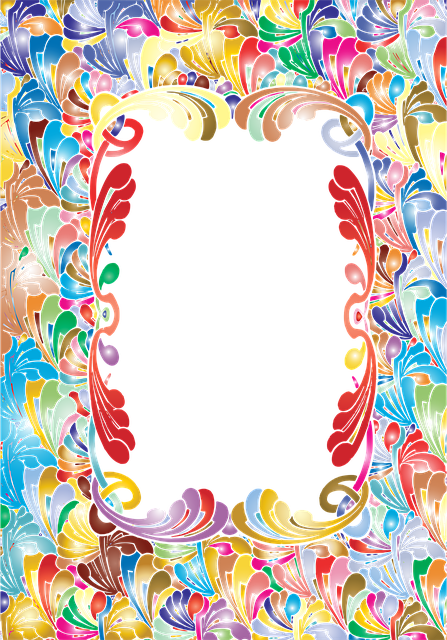 Download free HD stock image of Frame Border Free frame border flourish illustration